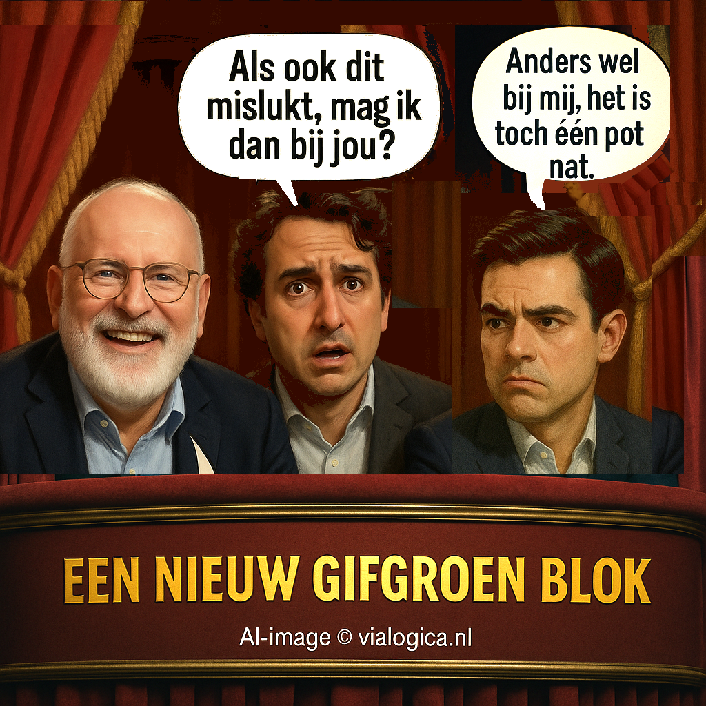 Hoe Verder? - Een Gif-Groen Blok - Met wat Rood - Frenske Wrijft Zich In De Zweterige Handjes